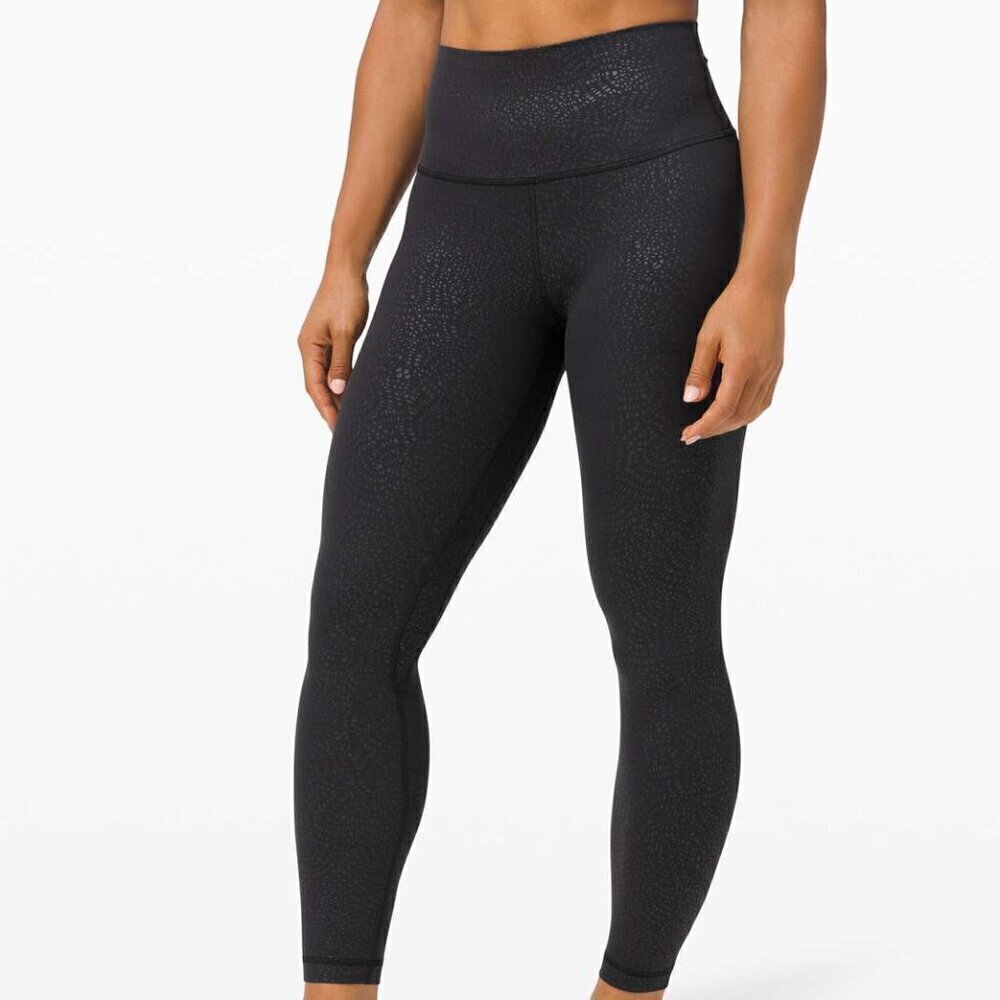 Lululemon Align Pant II 25" - 4 Emboss Black